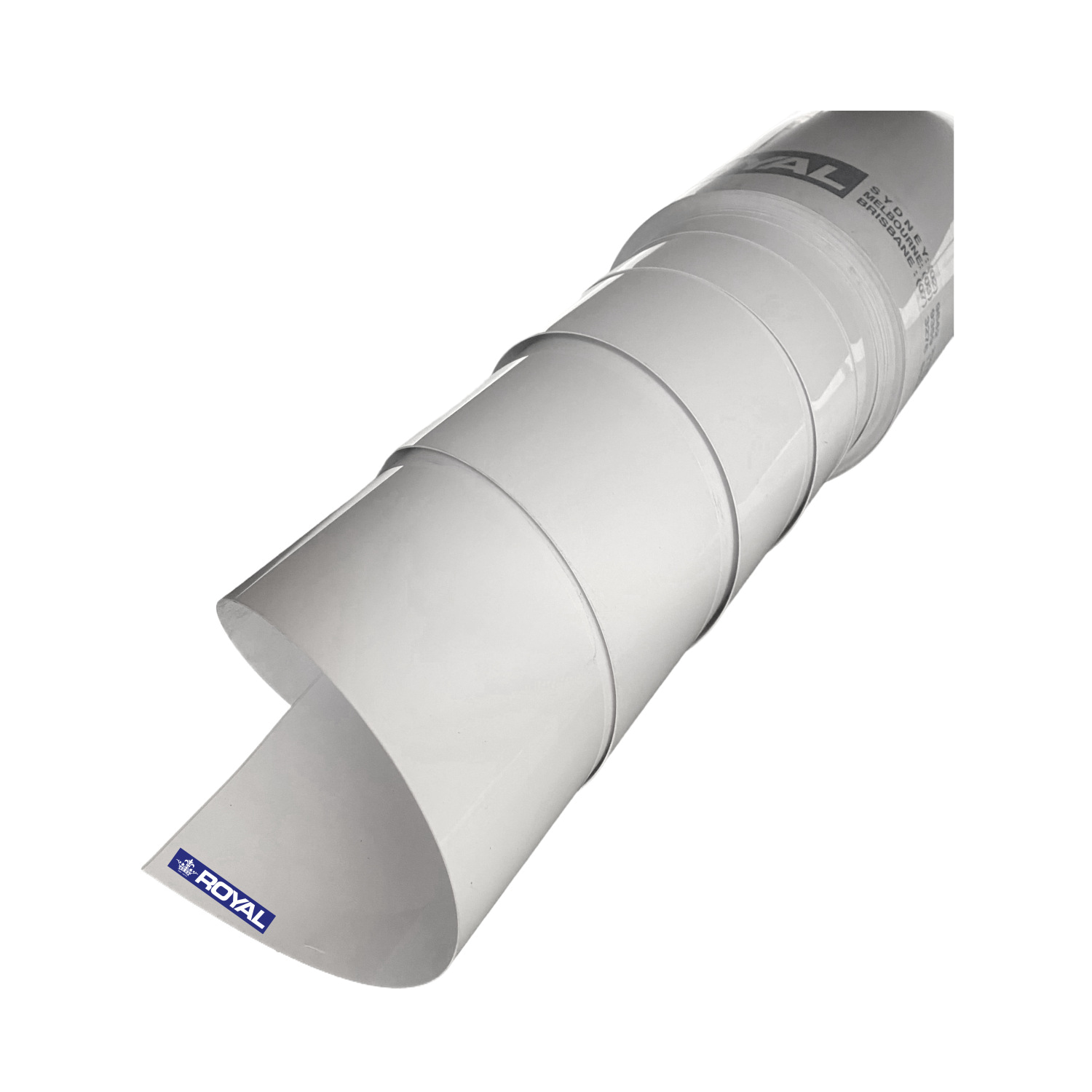 White Plastic Formliner 1mm Thick Per M2