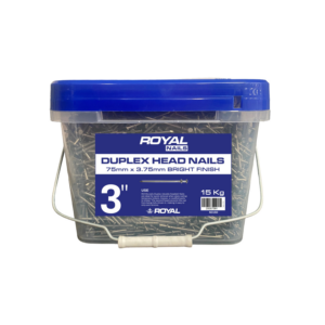 Royal Duplex Head Nails 75 x 3.75mm 3 ft 15kg Pack