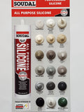 Silicone Soudal All Purpose 300ml Aluminium