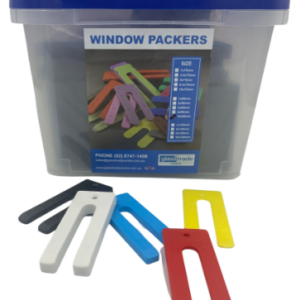 Plastic Horseshoe Packers – 75mm x 1mm (1000)
