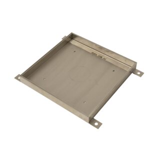 Stainless Steel Pool Skimmer Lid – 300 x 300mm – Flush Finish
