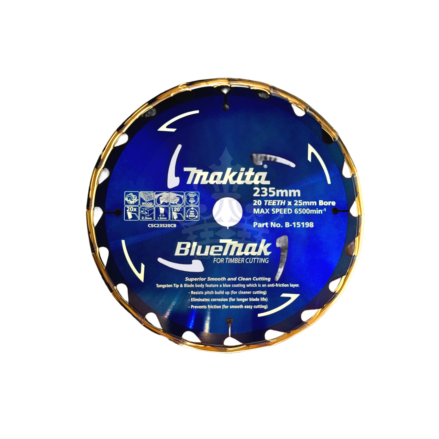 Makita Blue Mak Saw Blade 210 x 25mm 20T