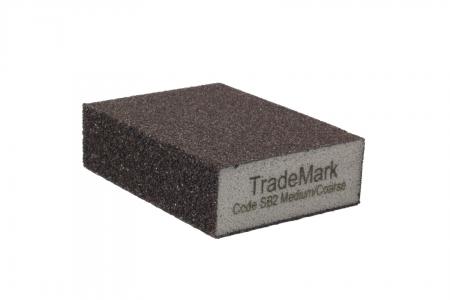 Trademark Hand Sponge Grey 220mm x 150mm x 50mm