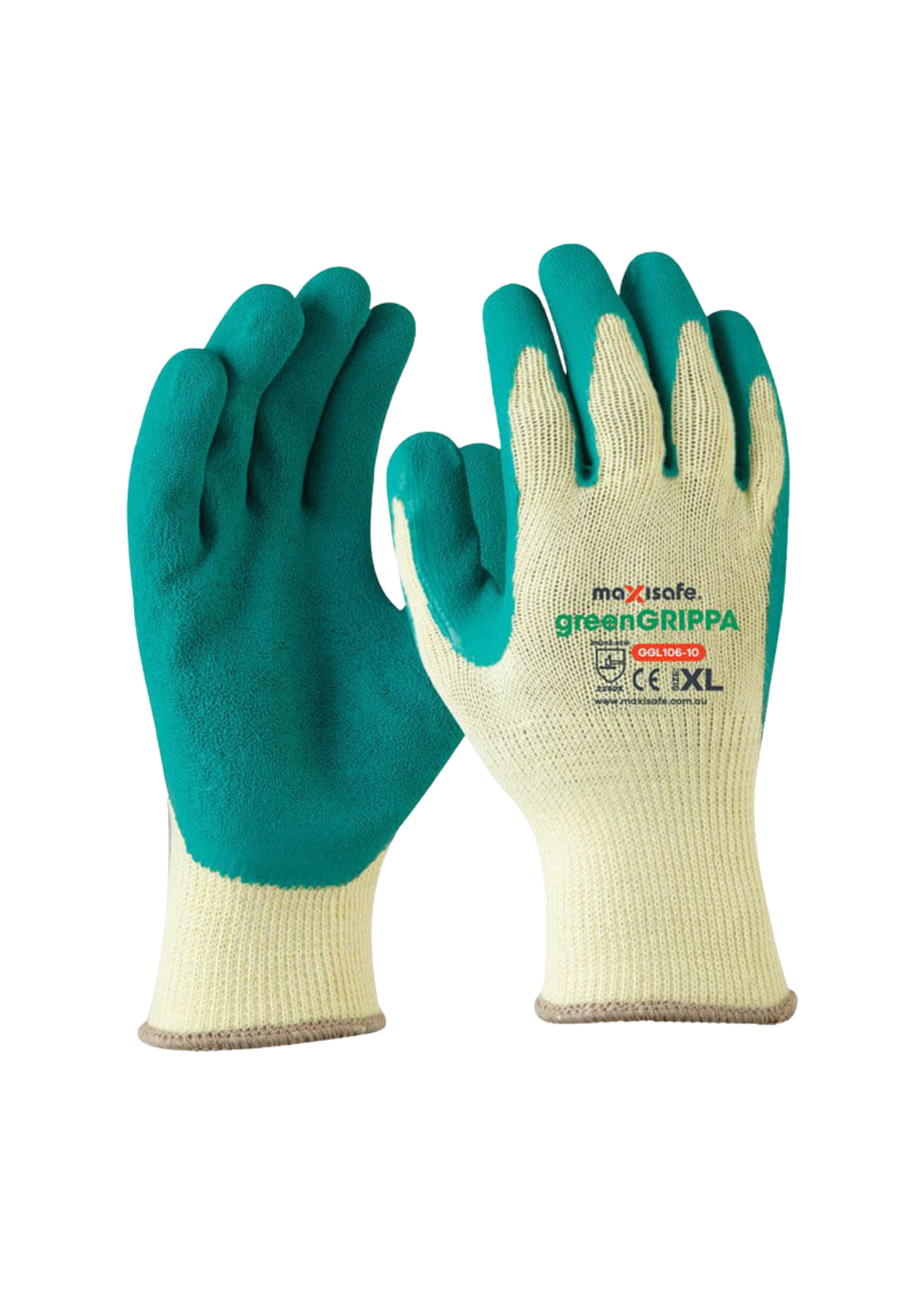Green Grippa Gloves – Medium