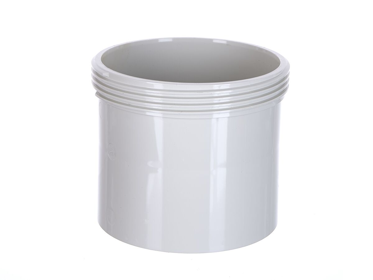 PVC DWV Threaded Access Coupling F-F – 100mm