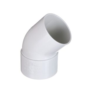 PVC DWV Bend In Fitting 42.5 Deg M-F – 50mm