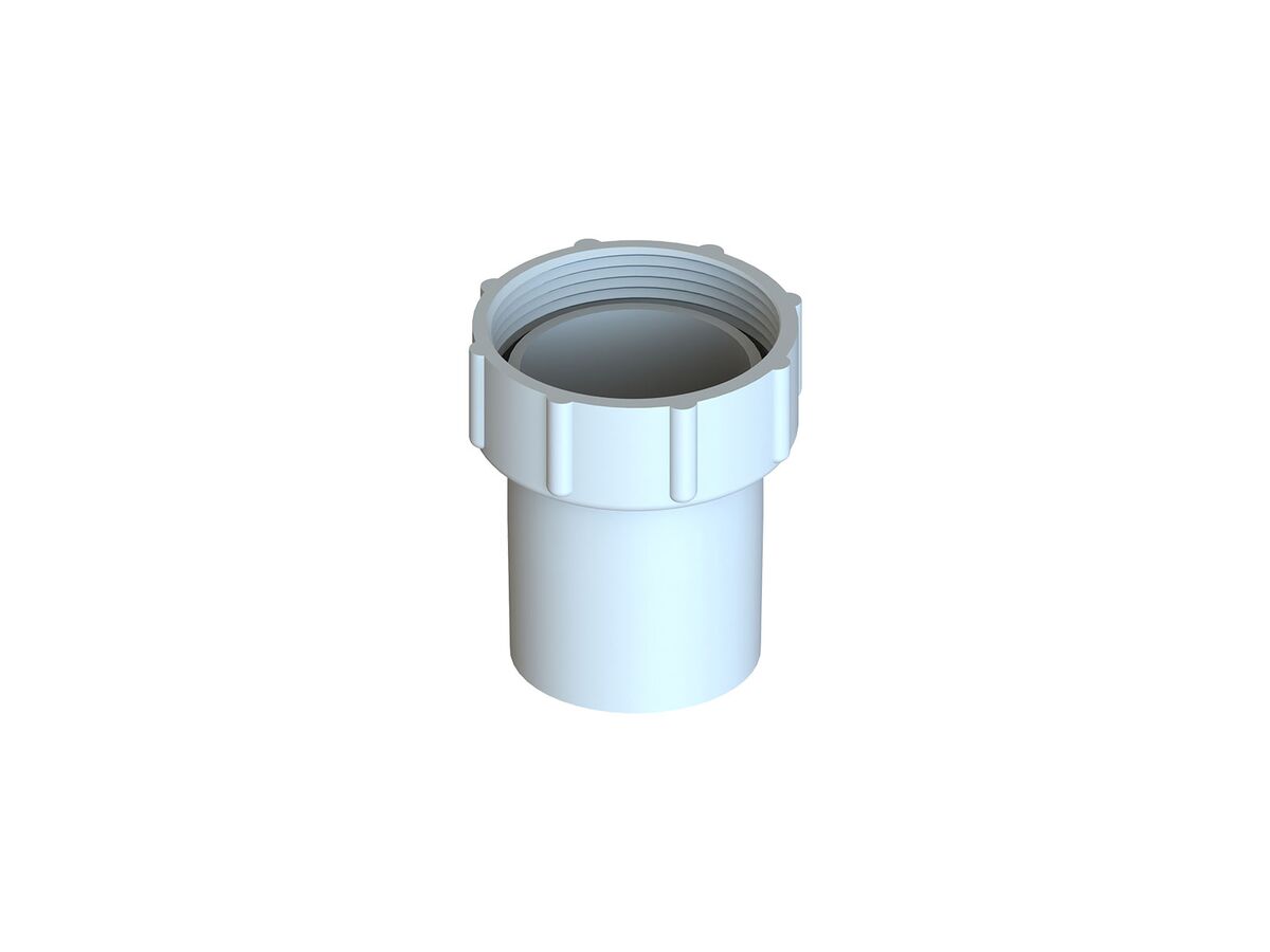 PVC DWV Cap And Lining BSP To Spigot – 40mm