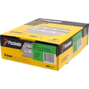 Paslode Pneumatic D Head Nail – 90 x 3.15mm (Hot Dipped Galvanised, 3000 Pack)