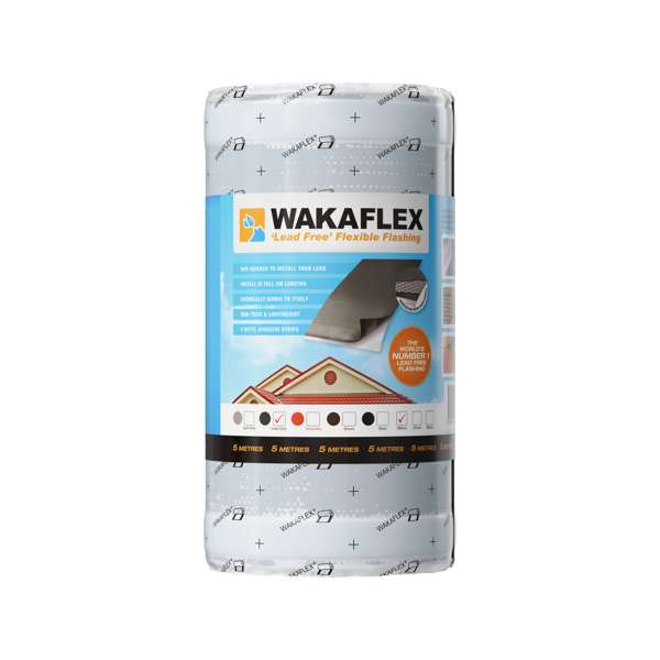 Wakaflex Flashing 280mm x 5m Lead Grey