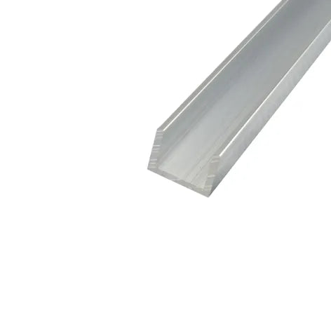 Aluminium Channel – 12 x 12 x 1.6mm x 6.5m (Mill Finish)