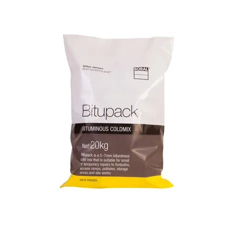 Boral Bitupack Cold Mix Asphalt Pothole Repair – 20kg