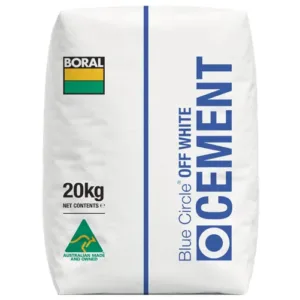 Cement Off White Blue Circle 20kg Boral