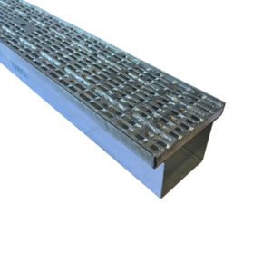 Builders Guard™ Galvanised Trench Box Grate & Frame – 150 x 125mm x 1m