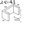 Concrete Block 200mm Series 20.96 Clean Out