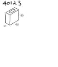 Concrete Block 100mm Series 10.03 Half