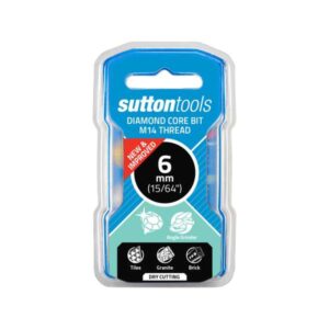 Sutton Diamond Core Bit M14 Thread 6mm