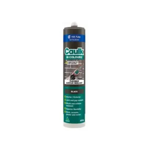 HB Fuller Caulk In Colour Acrylic Gap Filler Cartridge – 450g, Black