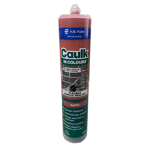 HB Fuller Caulk In Colour Acrylic Gap Filler 450g Cartridge – Earth