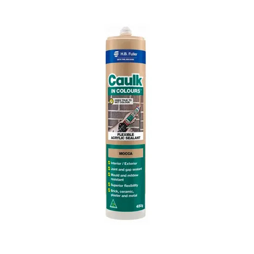 HB Fuller Caulk In Colour Acrylic Gap Filler 450g Cartridge – Mocha