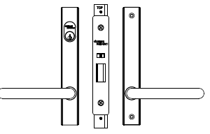 Dormakaba SB2212 Lock Kit – Kit 06 BLK – Storeroom Lock