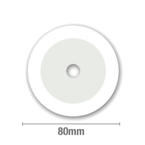 DWV Round Flexy Flange Cover Plate – 9–22mm White