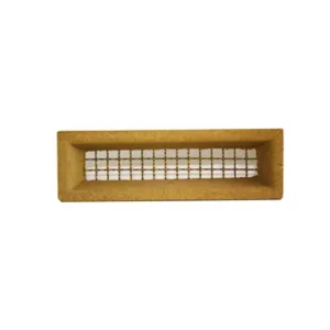 Vent Cream Brass Wire Ventilation Aleta – 230 x 75mm