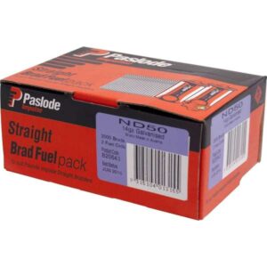 Paslode Zinc Plated ND Impulse Brads With Fuel – 45 x 2.0mm (2000 Pack)