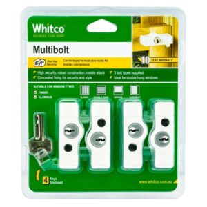 Whitco White CYL4 Multi Bolt 4 Pack
