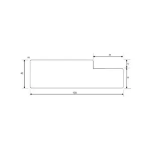 Design Pine Door Jamb – 138 x 42mm x 5.4m (Primed F/J H3)