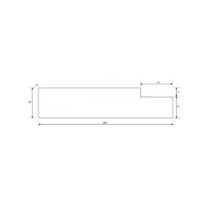 Design Pine Door Jamb – 185 x 42mm x 5.4m (Primed F/J H3)