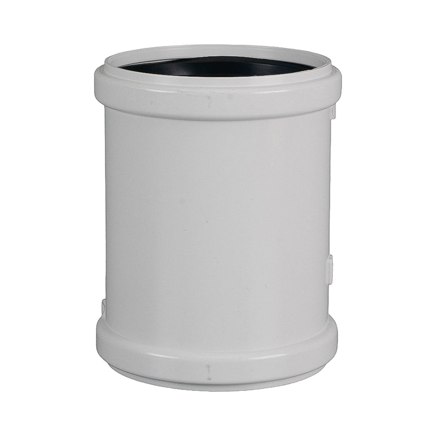 PVC DWV Slip Coupling Without Flange – 100mm