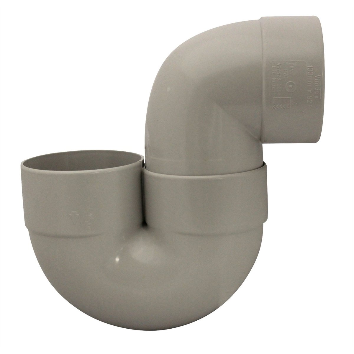 PVC DWV Female Adjustable Disconnector Trap – 100mm