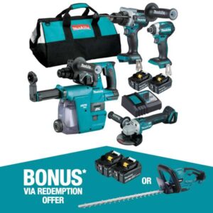 Makita DLX4148TX1 18V Brushless Cordless 4-Piece Combo Kit
