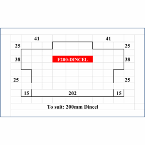 Metal Fire Rated Door Frame – 2055mm x 824mm – Profile F152 – Left Hand