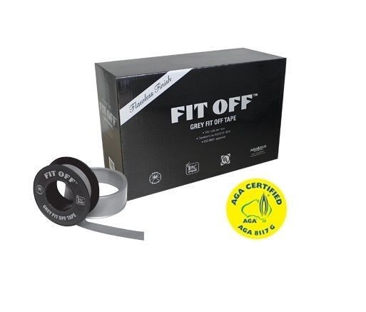 Tape Teflon Grey Fit Off – 12.5mm x 6.6m