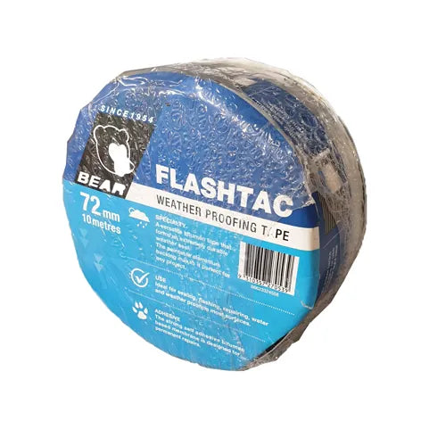 Bear Flashtac Weatherproof Flashing Tape – 72mm x 10m
