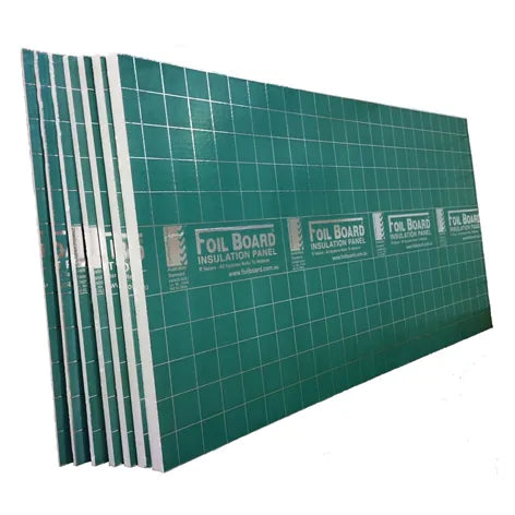 Foilboard Rigid Insulation Panel Double-Sided Reflective – 2400 x 1200 x 30mm