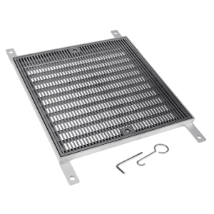 Stainless Steel Heelguard Stormwater Pit Grate – 300 x 300mm – Light Duty Class A
