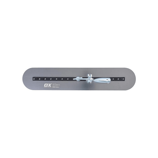 OX Pro Walking Trowel With Rotating Bracket – 600mm (Concrete Finish)