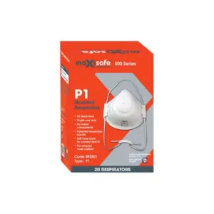 Maxisafe RES501 P1 Disposable Dust Respirators (Pack Of 20)