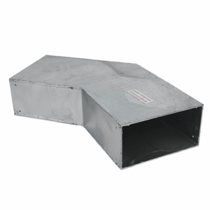 RHS Galvanised Steel Bend 45° Elbow – 150 x 100mm
