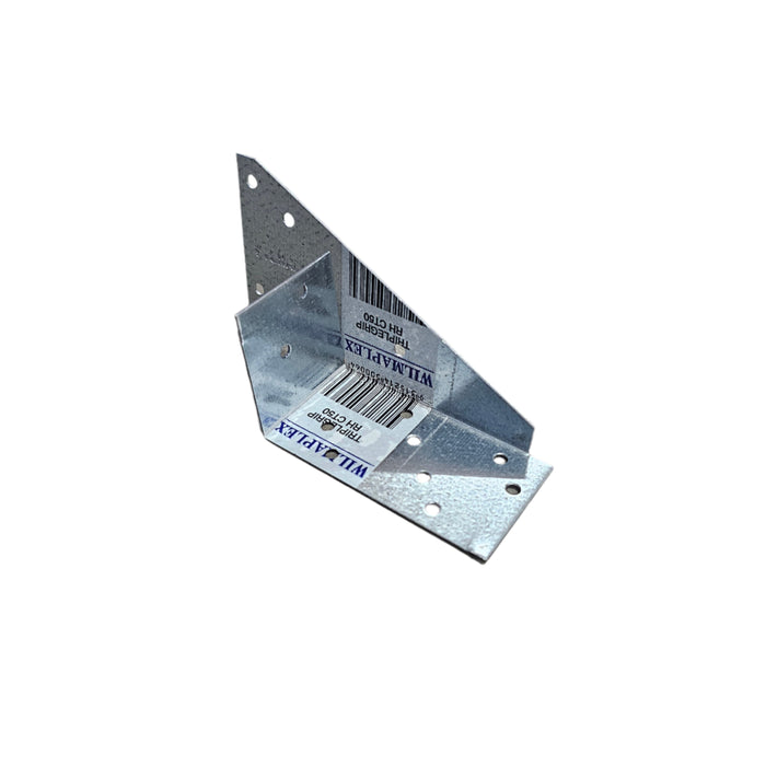 Triple Grip Timber Connector Bracket – Right-Hand – Galvanised For Framing & Bracing