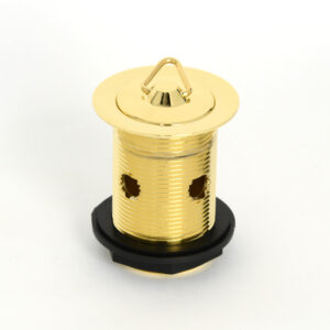 Brass Plug & Waste W/Rubber Plug C/P – 40mm x 50mm