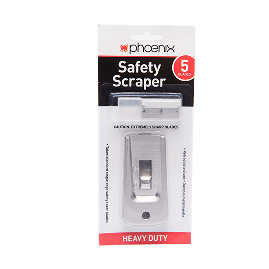 Safety Scraper With Blades – Retractable Utility Scraper