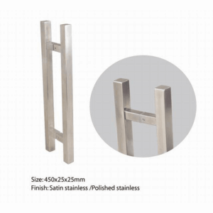 1000mm Stainless Steel Door Pull Handle – Round Profile