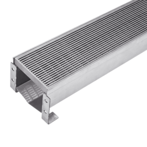 Stainless Steel Heelguard Trench Box Drain – 200mm x 170mm x 3m