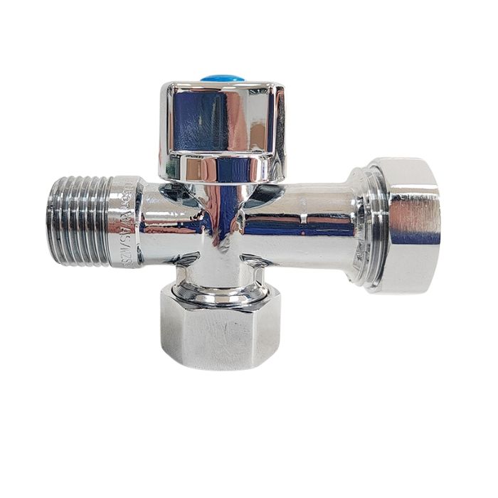 QRT Turn Combo Valve W/ Loose Nut & NRV M-M – 15mm x 20mm C/P