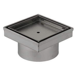 Tile Insert Square Floor Drain – Stainless Steel 115mm x 115mm, 45mm Outlet