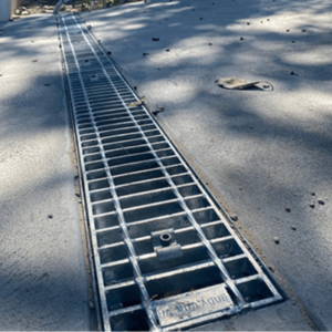 Galvanised Trench Box Grate – Traditional Slotted Pattern (D#OMN5UQX)