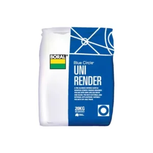 Uni Render Multipurpose Cement Render – 20kg (Blue Circle Boral)